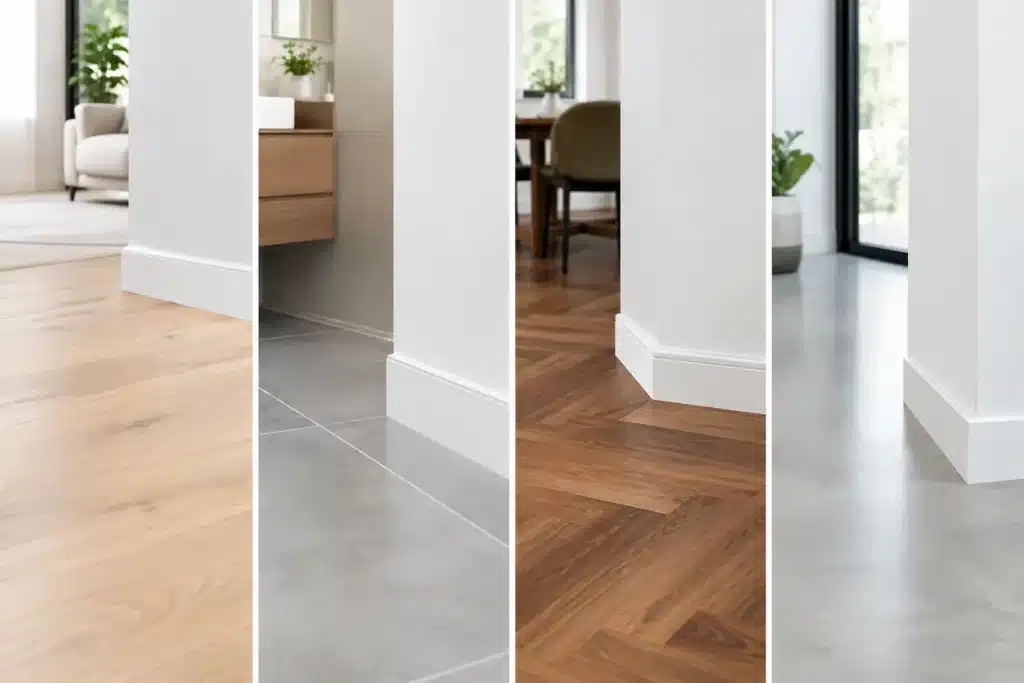 Gids plinten per vloertype voor strakke afwerking