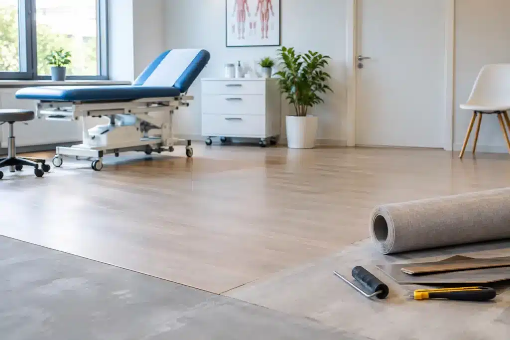 Vloer renovatie zorgpraktijk: kies verstandig